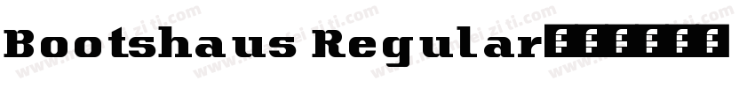 Bootshaus Regular字体转换
